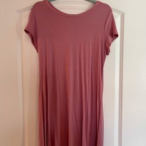 Olivia Rae Mauve TShirt Dress